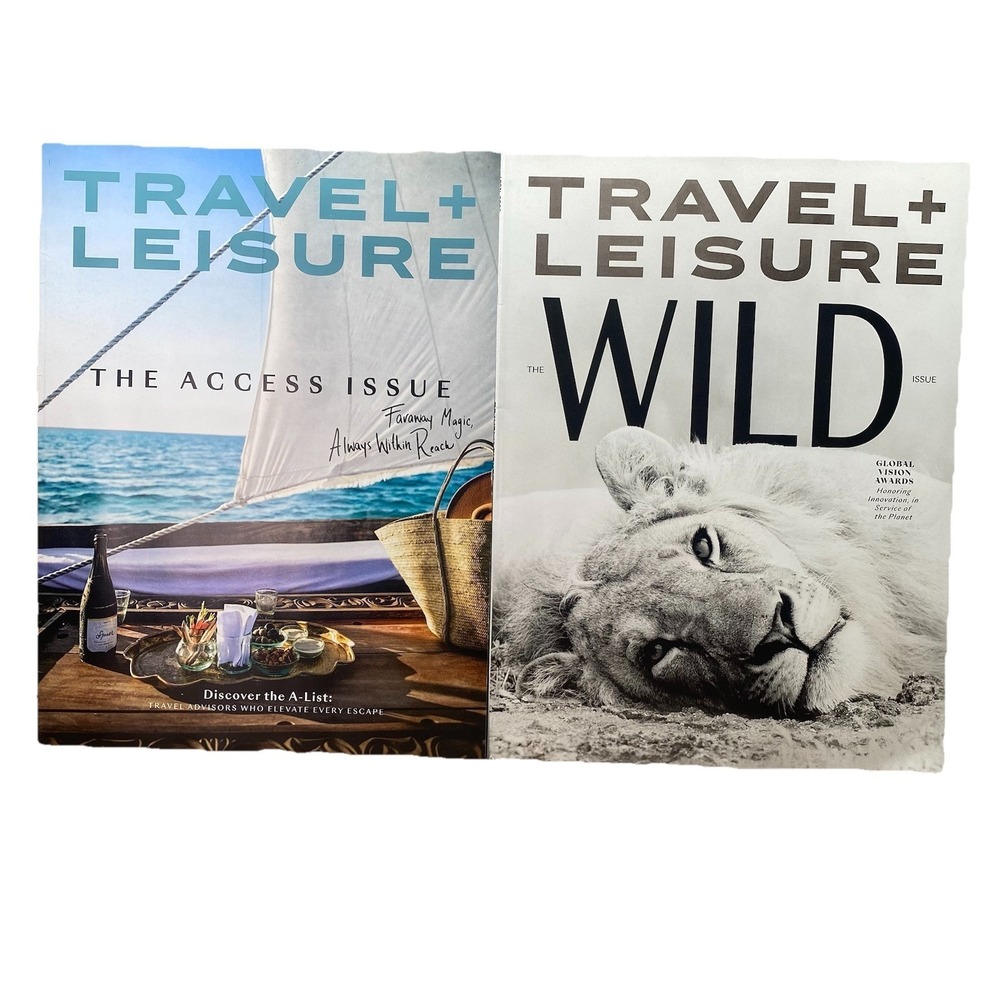 Lot 2 Travel + Leisure Magazine March April 2026 Travel Destinations Wild Issue